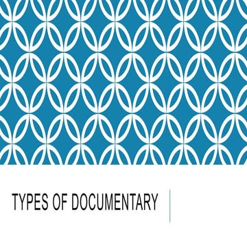 Types of documentary
