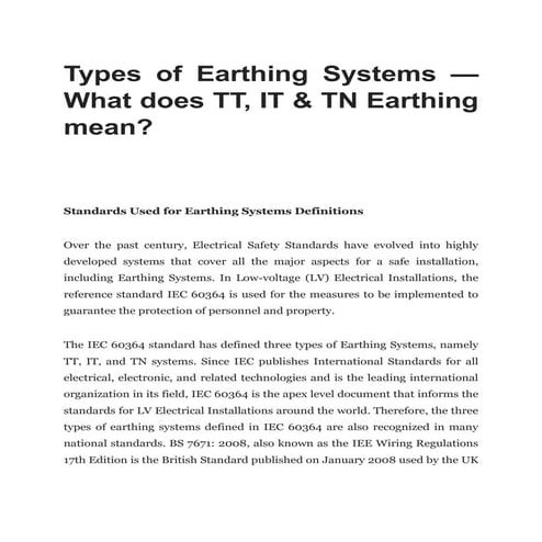 Types of Earthing Systems.pptx