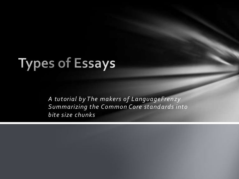 Essay tutorial