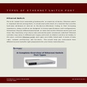 Types of ethernet switch port.pdf