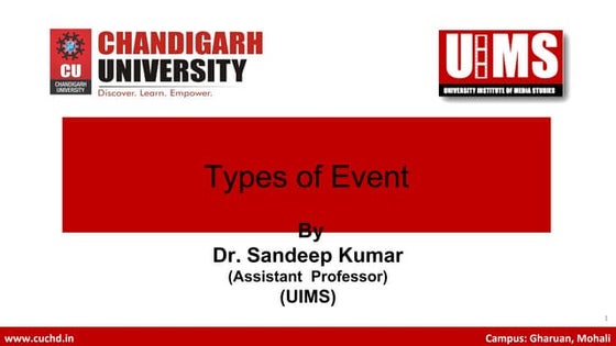 1. event management intro | PPT