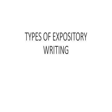 types of expository writ nvhjgjhhhfffddf