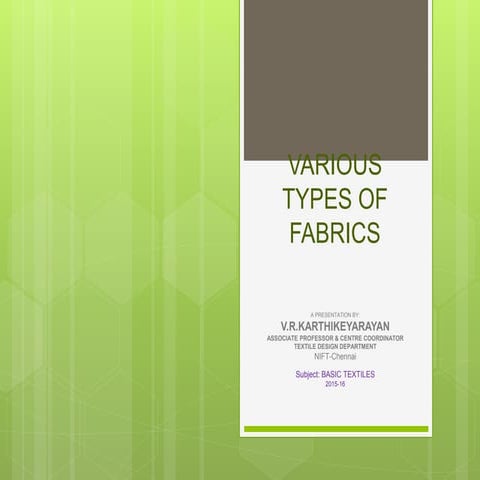 Types of fabrics