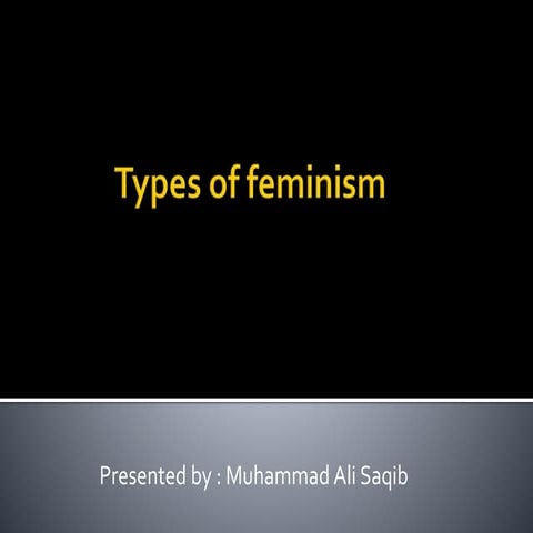 Types of feminism
