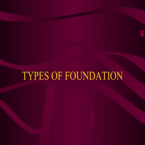 Types of foundation...Sana Po May Matutunan tayo !