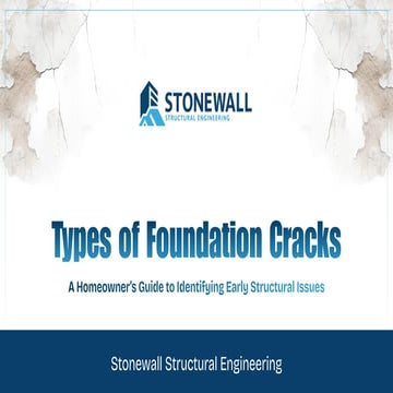 Types of Foundation Cracks - A Homeowner’s Guide