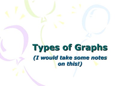 Types of graphs