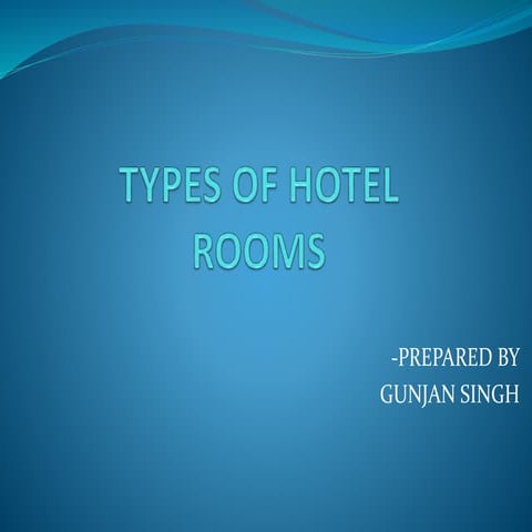 Types of hotel rooms
