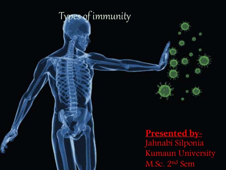 Types of immunity