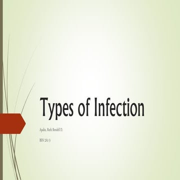Types of infection