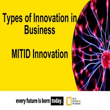Types of Innovation - MIT ID Innovation