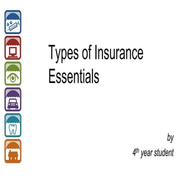Types of insurance