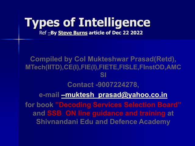 Types of Intelligence.PPT