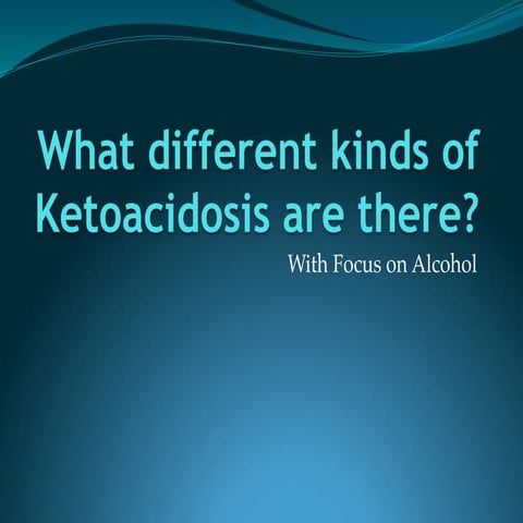 Types of ketoacidosis