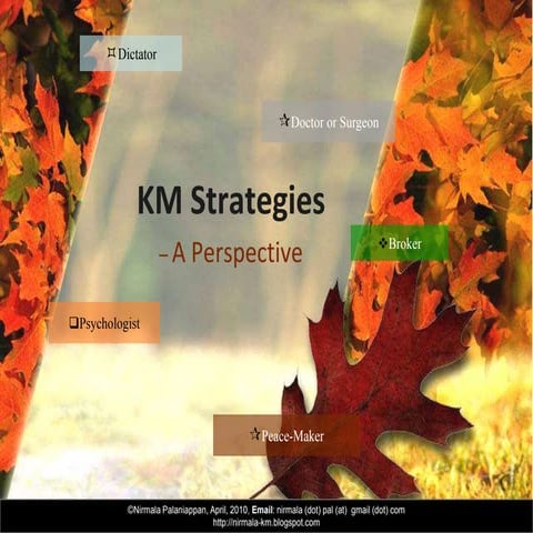 Types Of KM Strategies