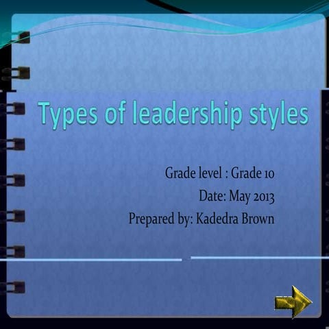 Types of Leadership Styles