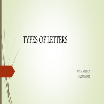 Types of letters