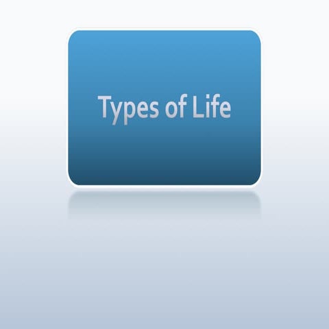 Chart on variety of life | PPTX