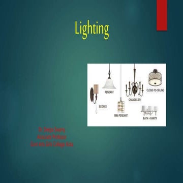 Types of lighting