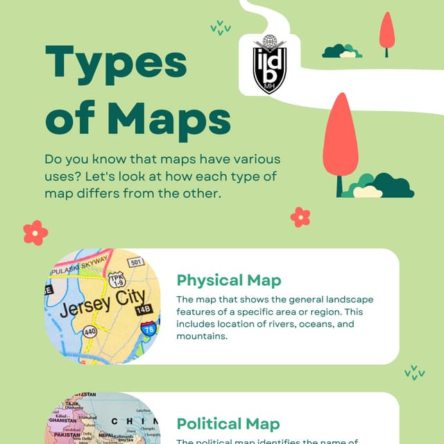 Explore the Various Types of Maps offered by ibdmaphouse