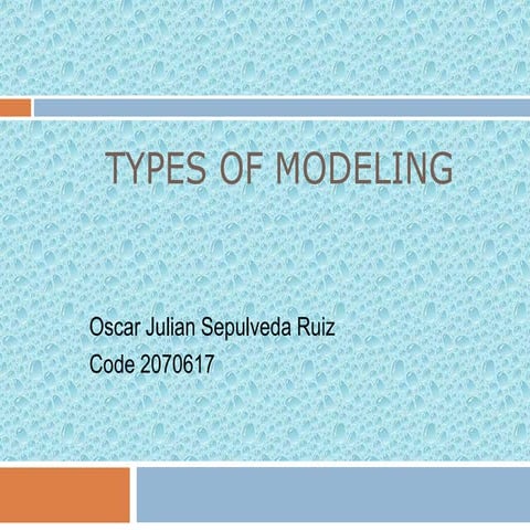 Types of modeling | PPT