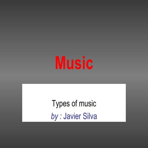 Types Of Music