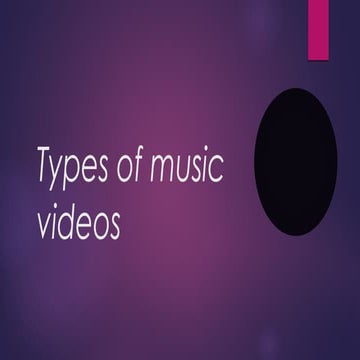 5 Types Of Music Videos | Music Video Types and Strategies: A ...