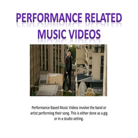 Narrative music videos | PPTX