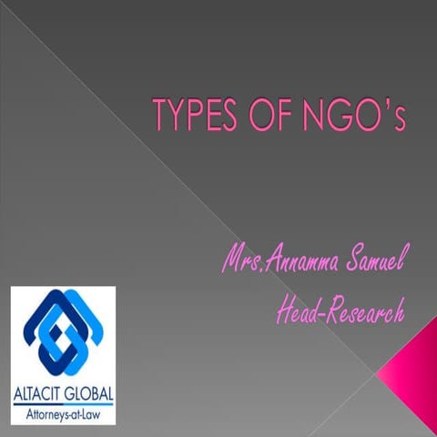 Types of ngo’s