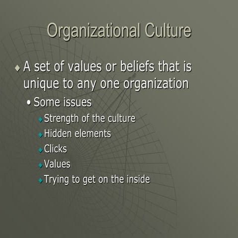Types of organizational culture
