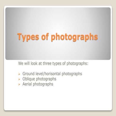 Types of photographs