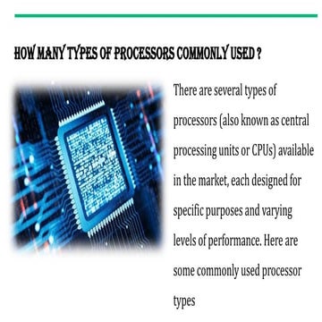Types of processors | PPT