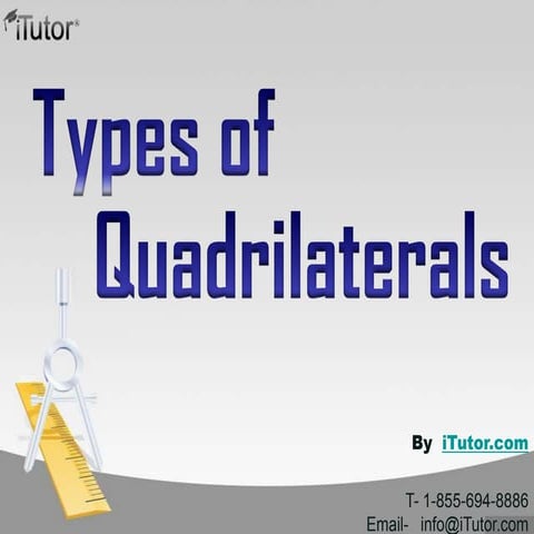Types of Quadrilatrals
