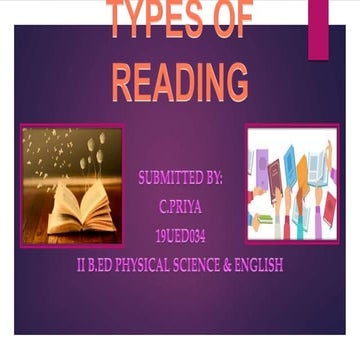 Types of reading