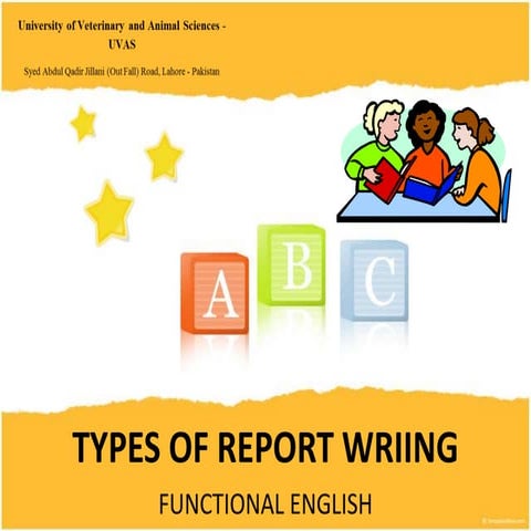 Types of Report Writng