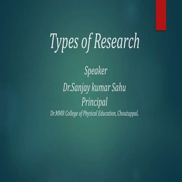 Types of research