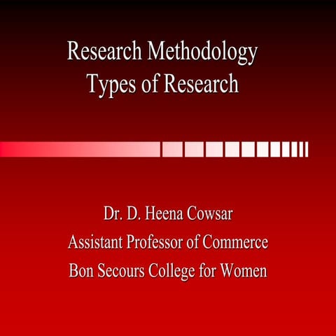 Types of research