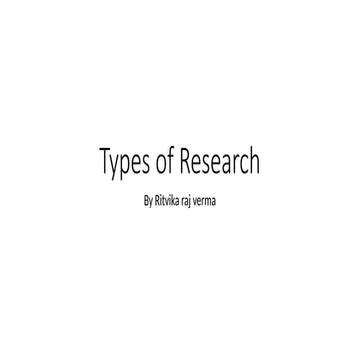 optometry bachelor Types of Research.pptx