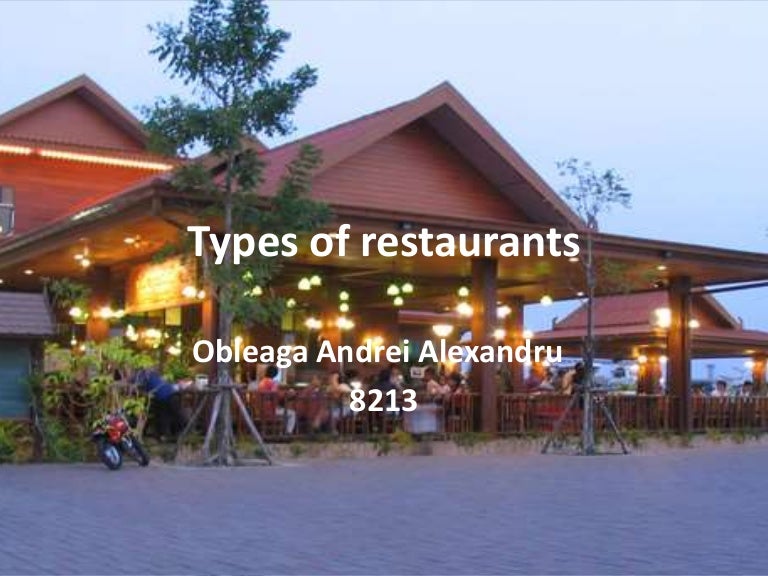 Types of restaurants