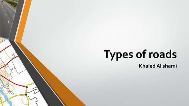 Road networks in india | PPTX