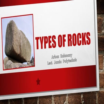 Types of rock