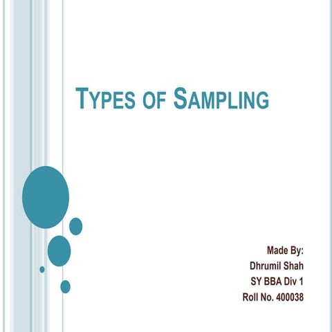 Types of sampling | PPT