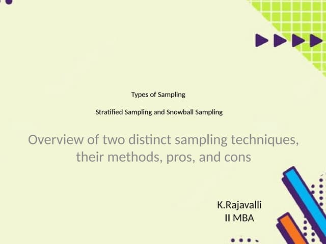 Comparison of two different sampling methods.pptx