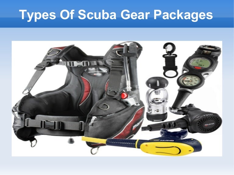 Types of scuba gear packages 3 july 2013
