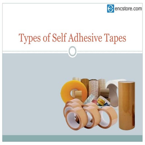 Types of Self Adhesive Tapes.pptx