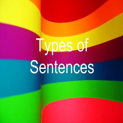 Types of sentences