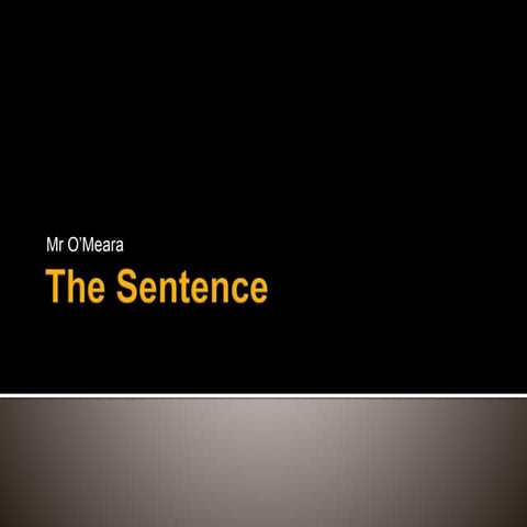 Types of sentences