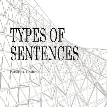 Types of sentences