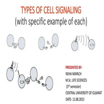 Types of signaling
