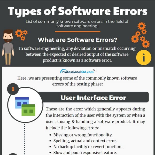 Types of software errors | PDF